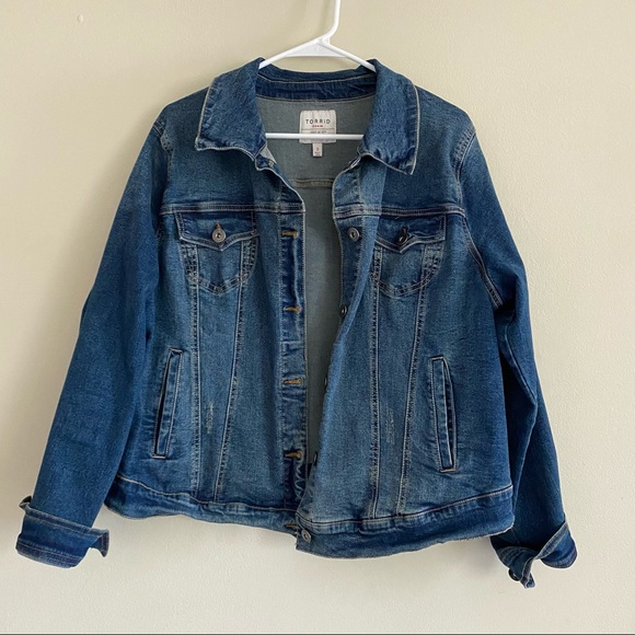 torrid Jackets & Blazers - Torrid denim first at fit jean jacket size 2 xxl